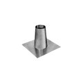 Duravent 4" BVENT Tall Cone Flat Roof Flashing 4BVFF